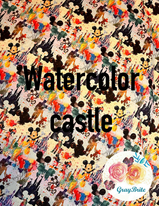 Watercolor Castle